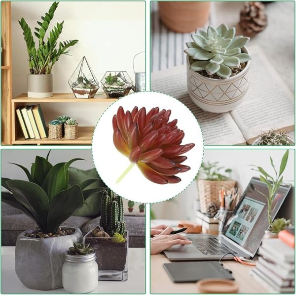Decorative fake lotus plant for hospitality use