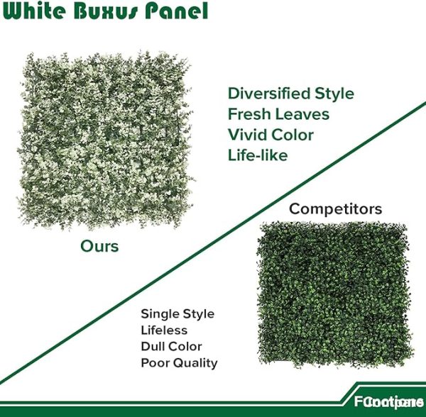 Decorative artificial ivy wall for restaurants and cafés