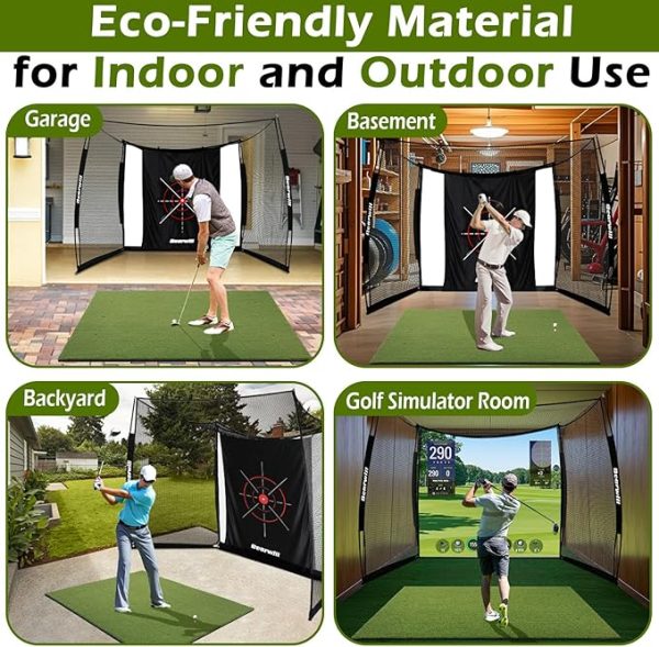 Durable synthetic turf for golf facilities