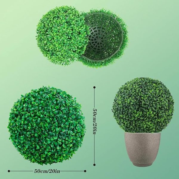 Artificial boxwood ball for landscaping projects