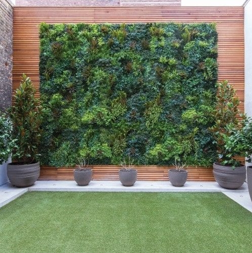 artificial green wall for outdoors