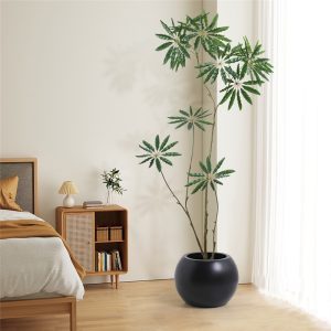 Green-base peacock plant artificial greenery