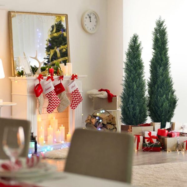 Artificial Christmas pine bonsai