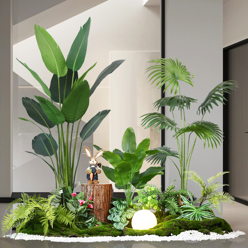 Artificial greenery landscaping