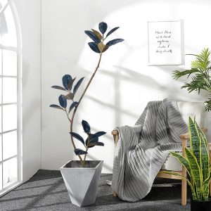Artificial Black Knight Rubber Tree