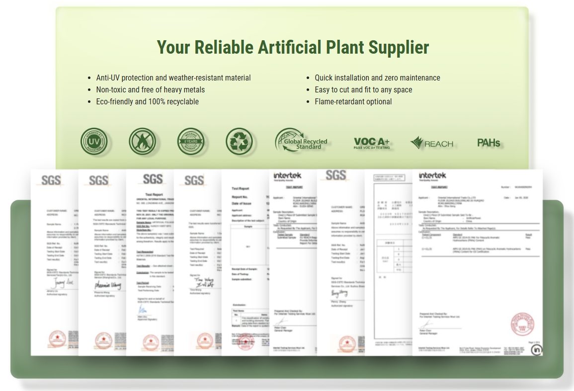About Juchuang Artificial Plants
