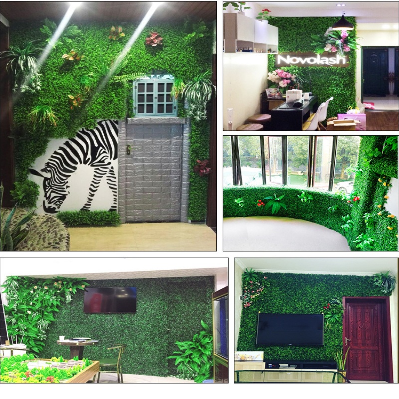 Artificial plant wall for gyms and wellness centers